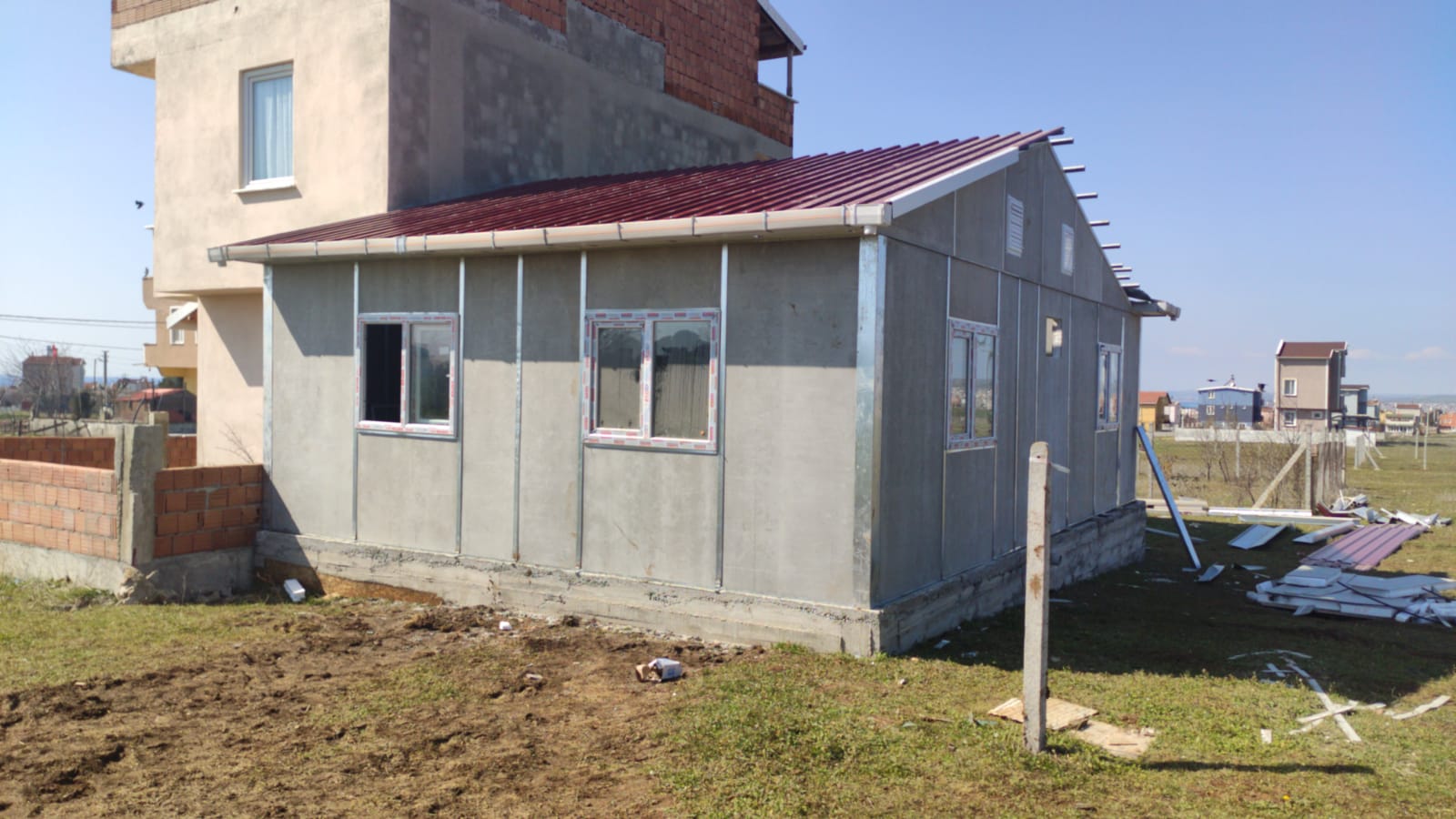 58m2 Tek Katlı 2+1 Prefabrik Ev