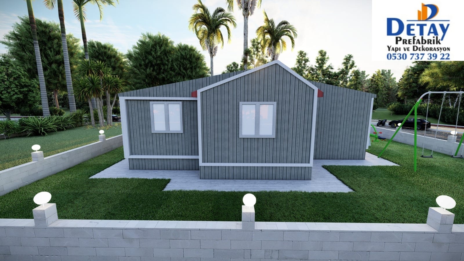 Tek Katlı 2+1 90m2 Prefabrik Ev